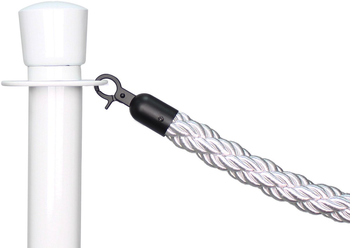   | Afzetkoord Gedraaid | Zwart - Wit